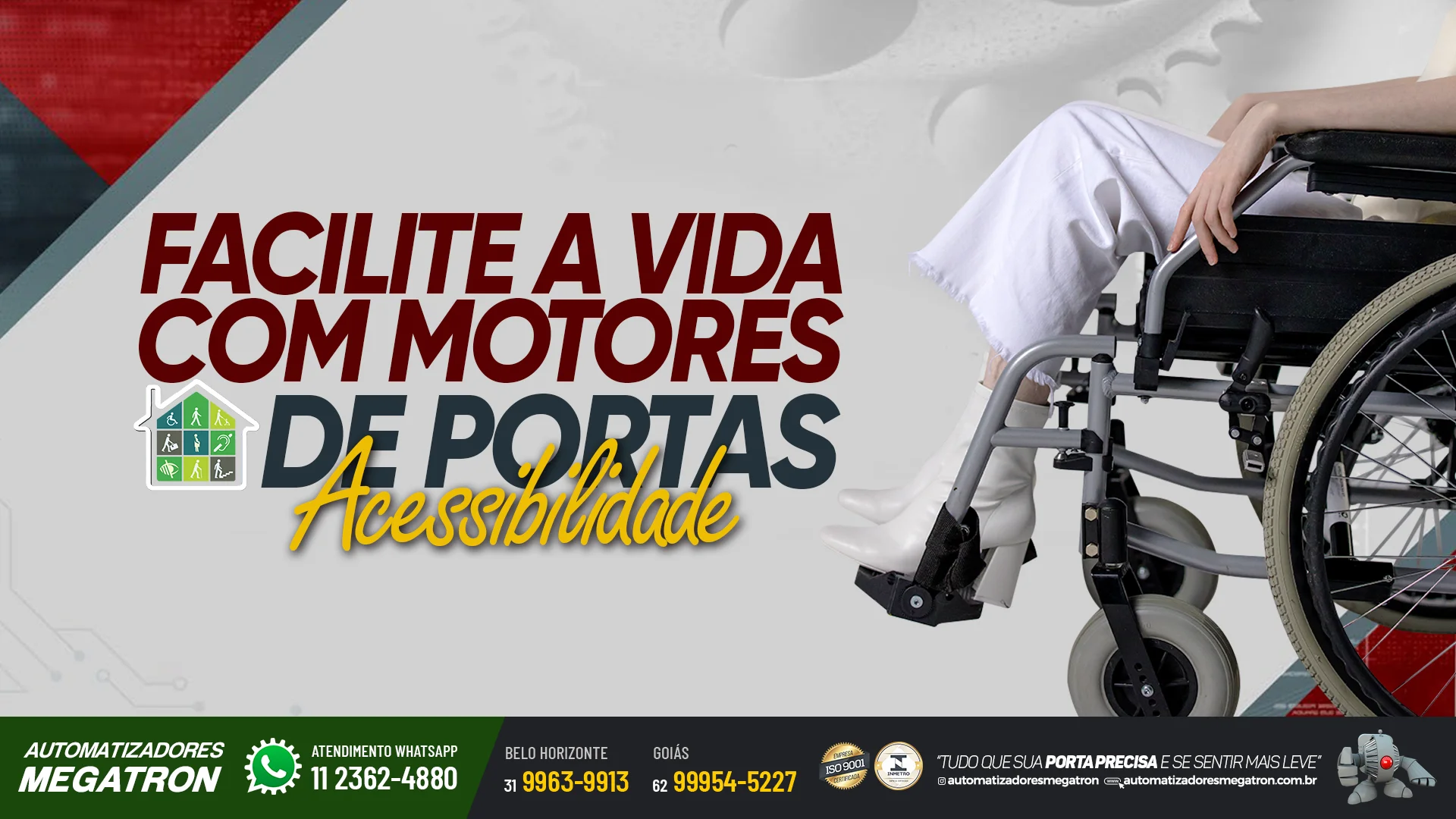 Motores de porta acessibilidade