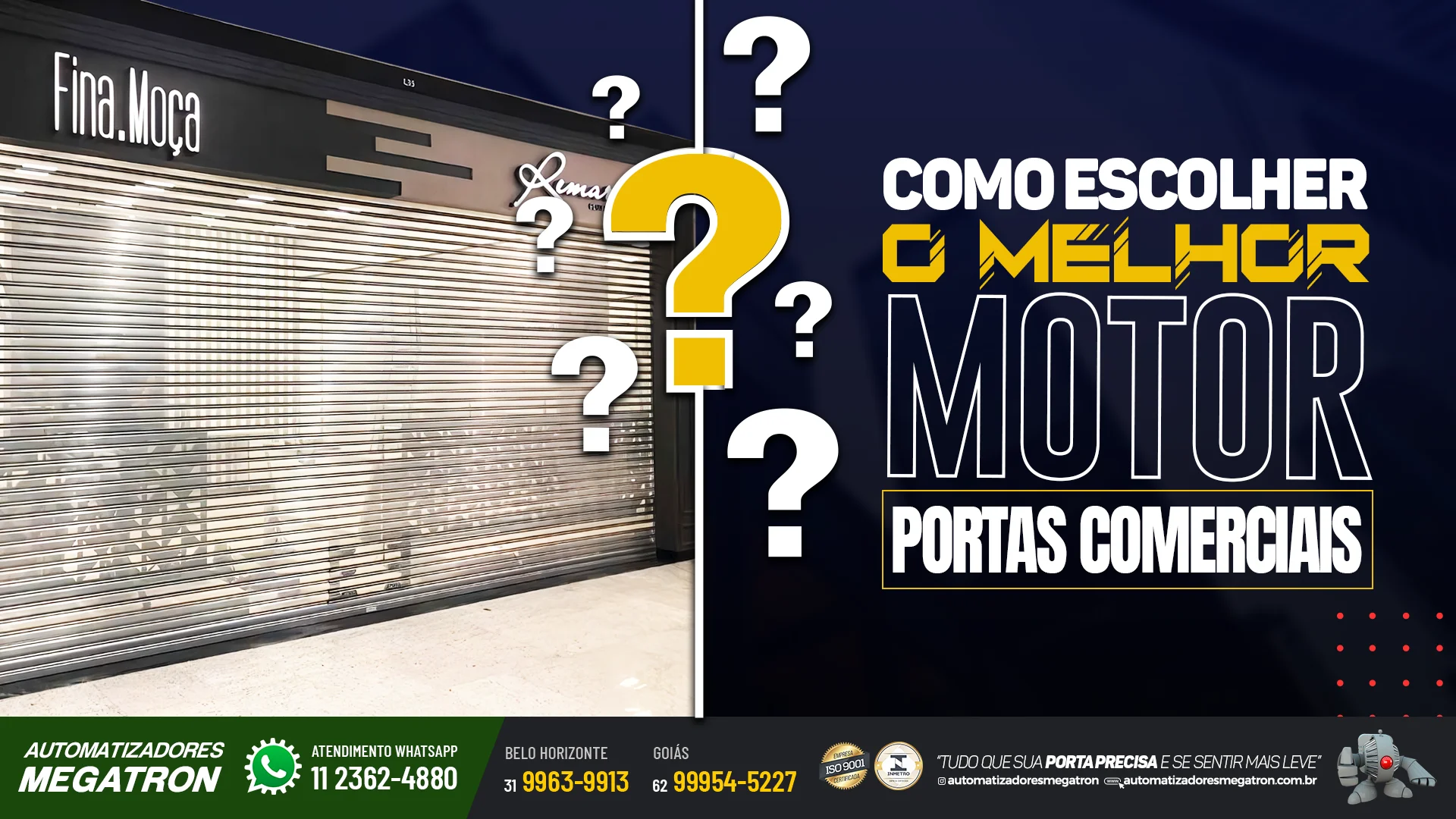 Como escolher o melhor motor para portas comerciais?