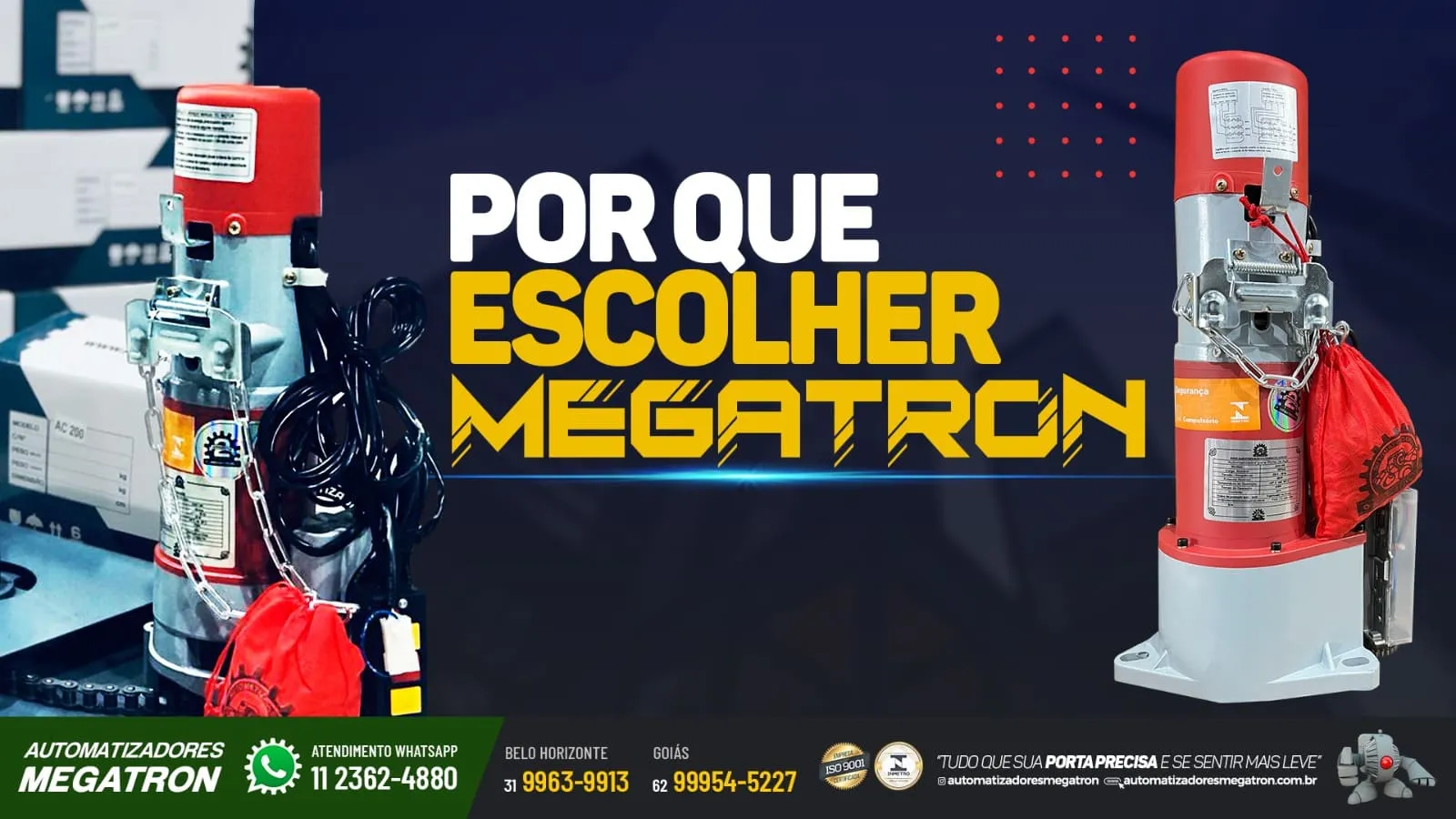 Por que escolher a Megatron?