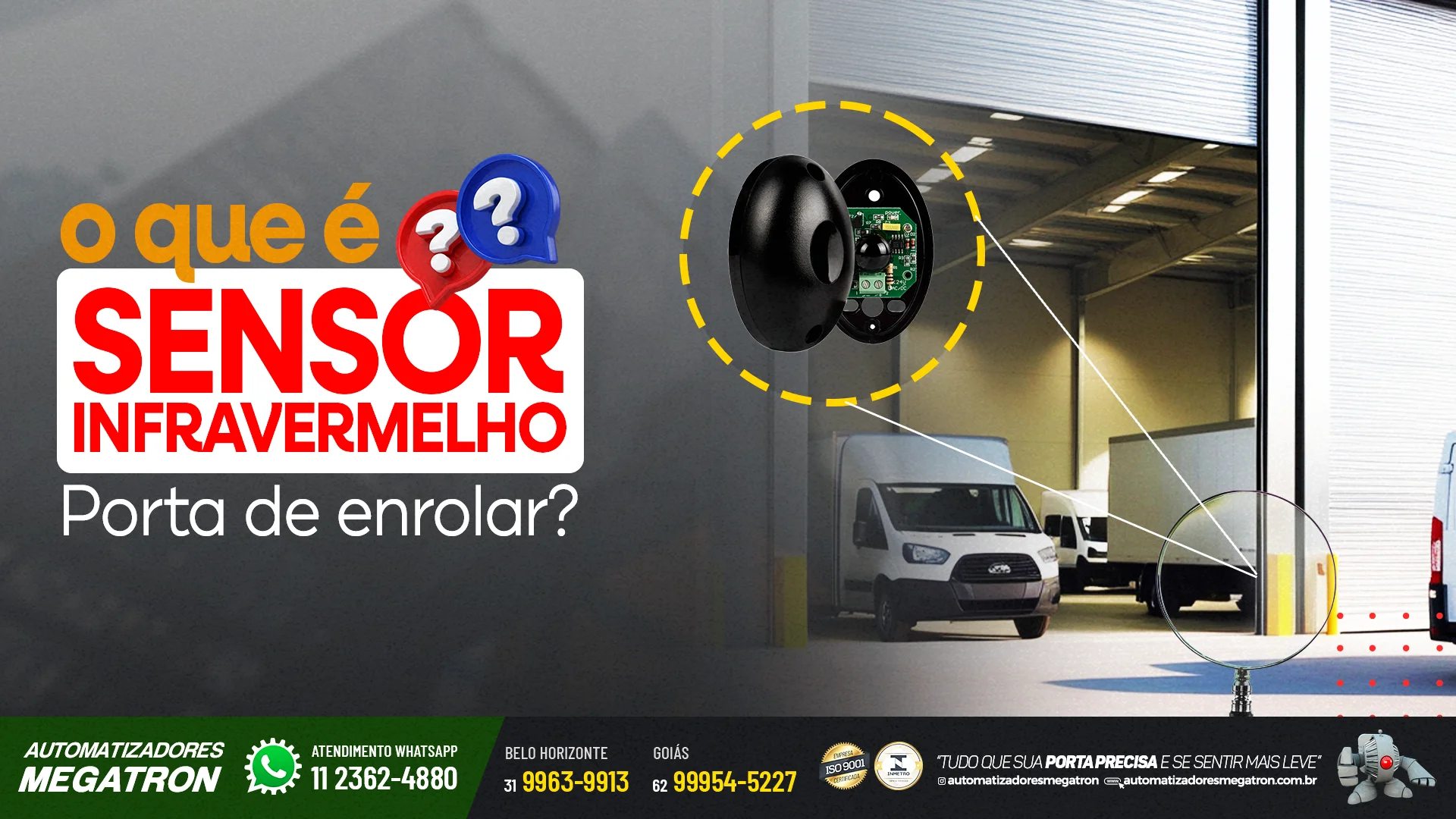 O que é Sensor Infravermelho para porta de enrolar?