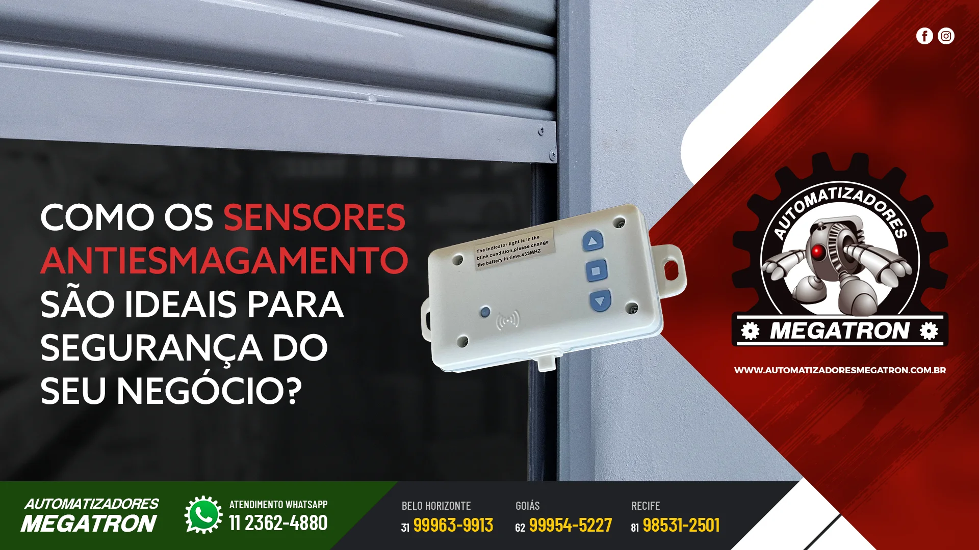 Como os sensores antiesmagamento são ideais para segurança do seu negócio? 