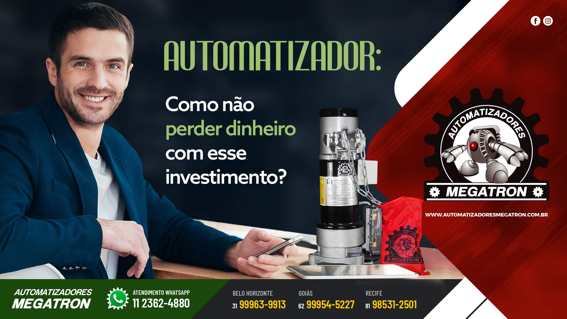 Motores de portas automáticas: Como não perder dinheiro com esse investimento?