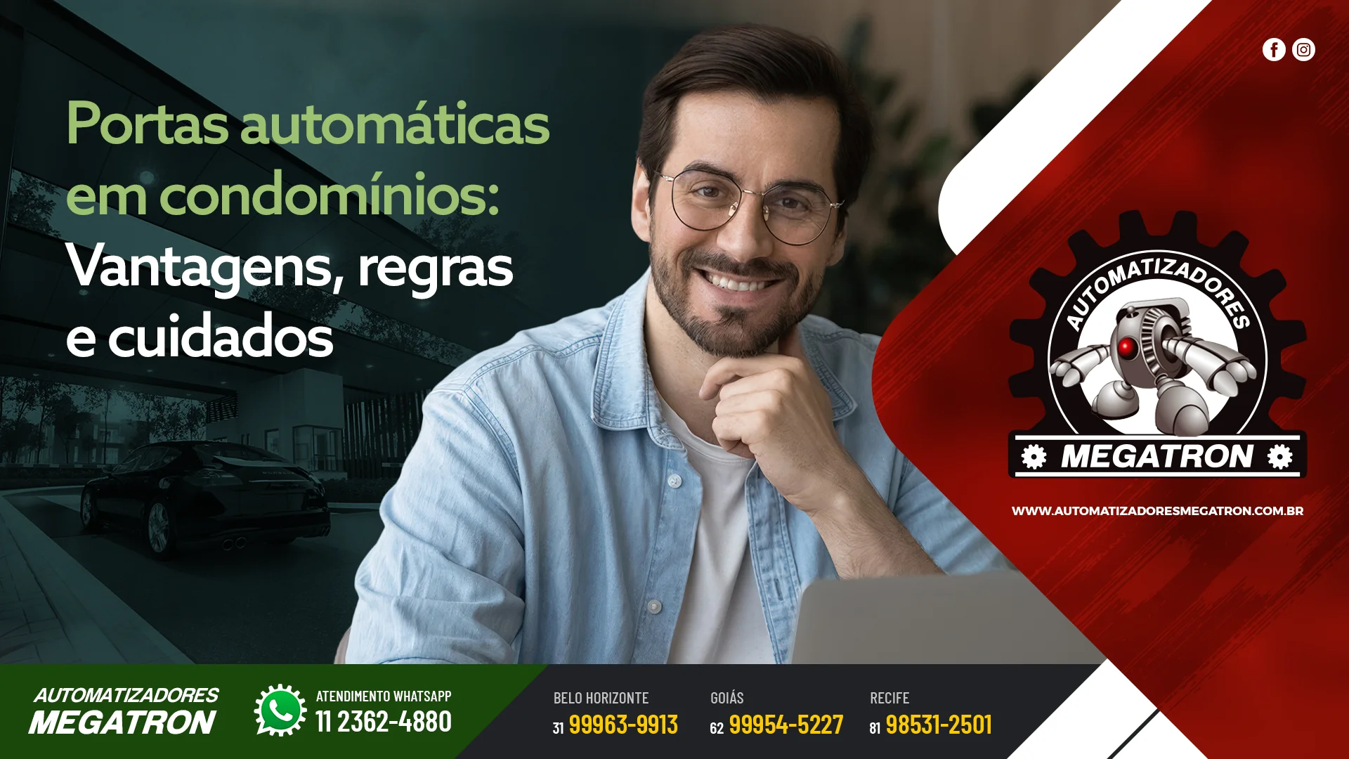 Portas automáticas em condomínios: regras, vantagens e cuidados