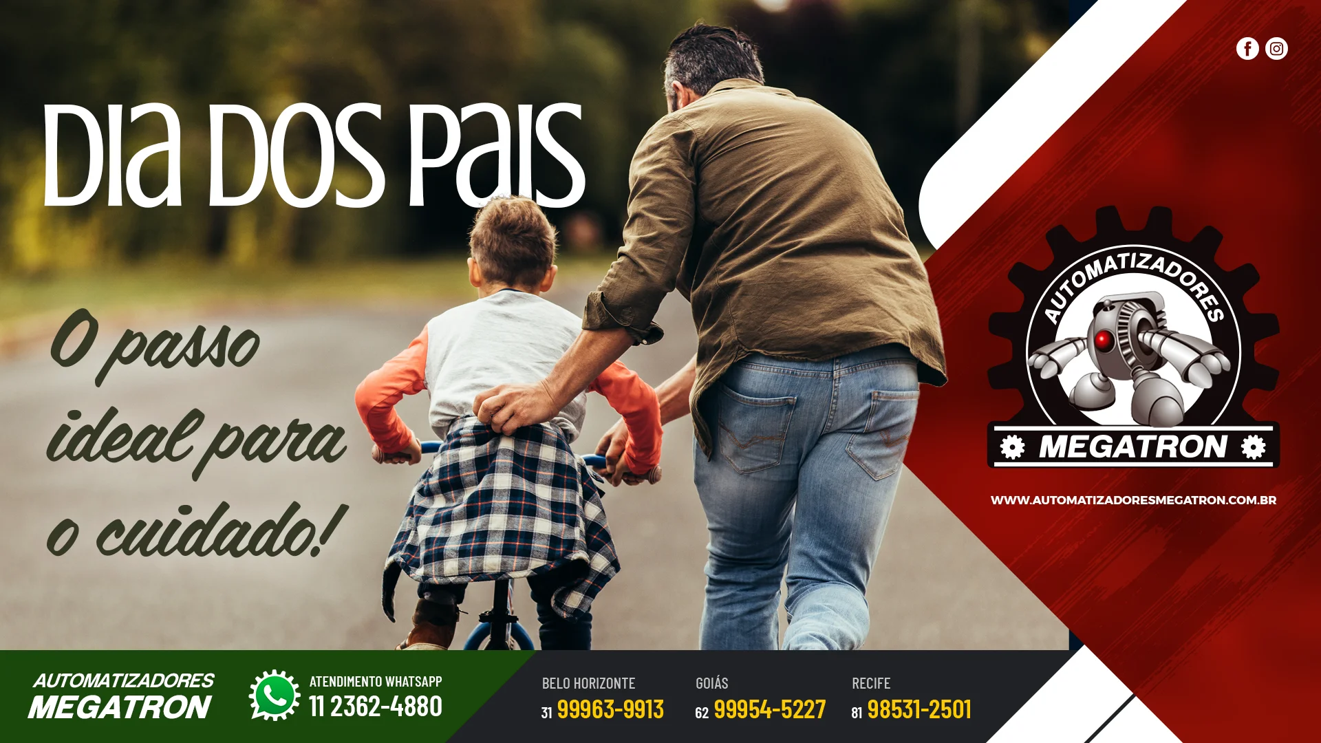 Dia dos Pais, o passo ideal para o cuidado