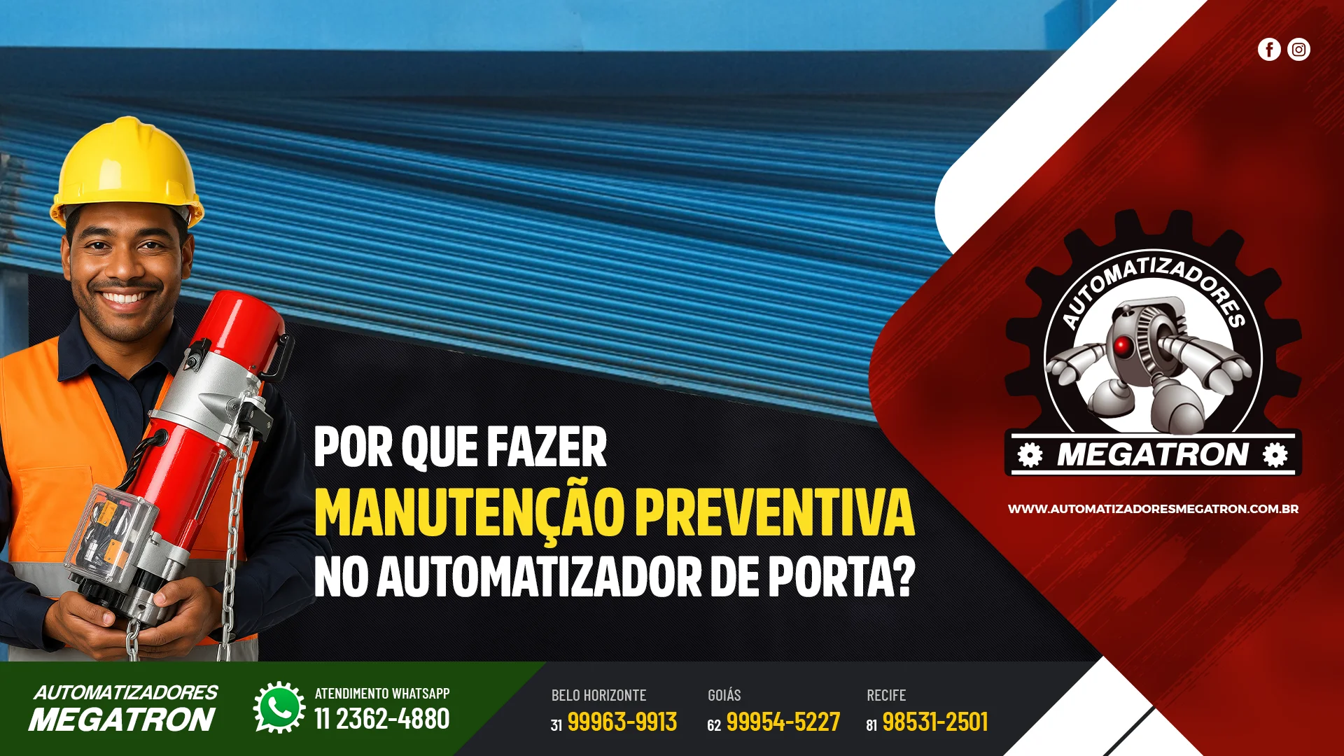 Por que fazer manutenção preventiva no automatizador de porta?