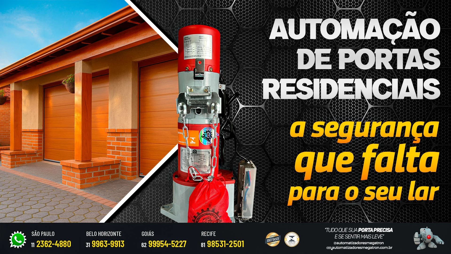 Automação de portas residenciais: a segurança que falta para o seu lar