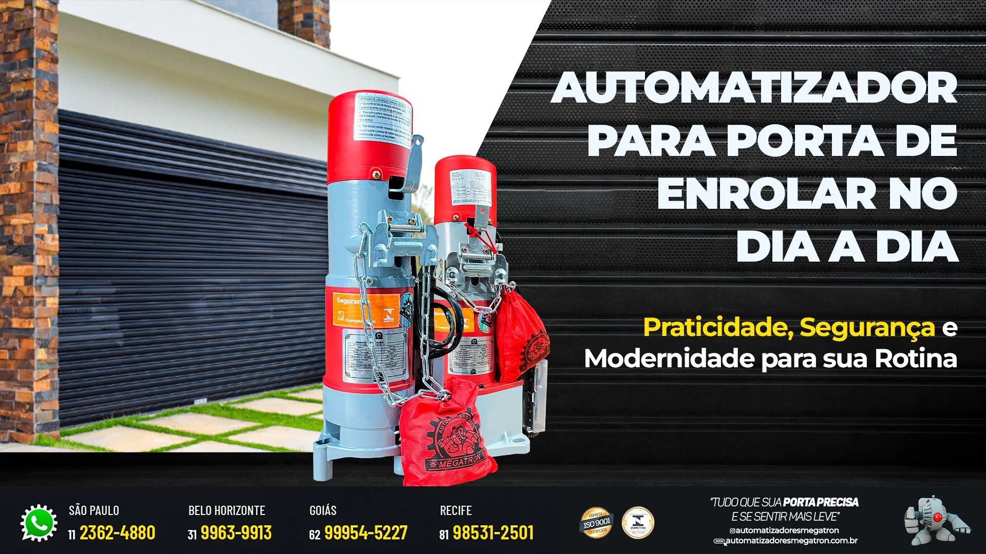 o automatizador para porta de enrolar