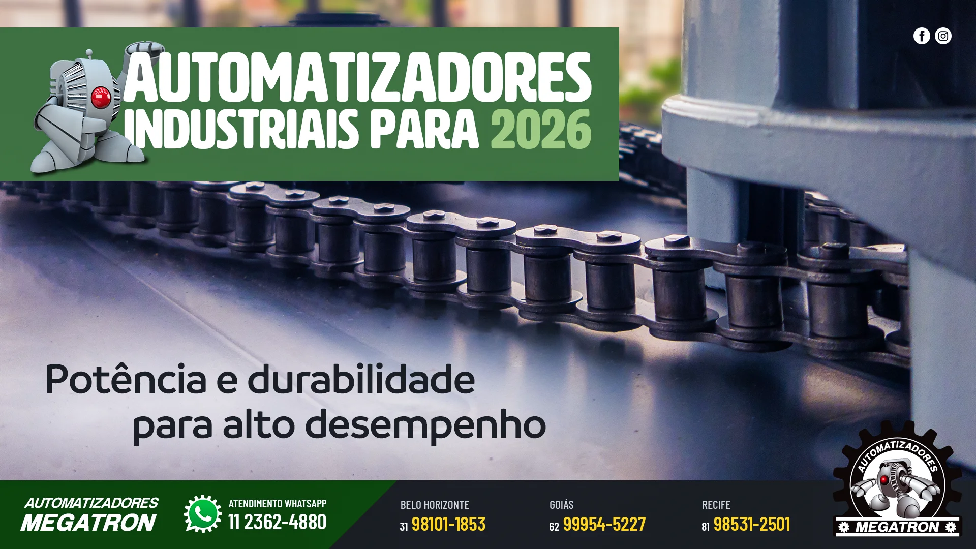Automatizadores industriais para 2026: potência e durabilidade para alto desempenho
