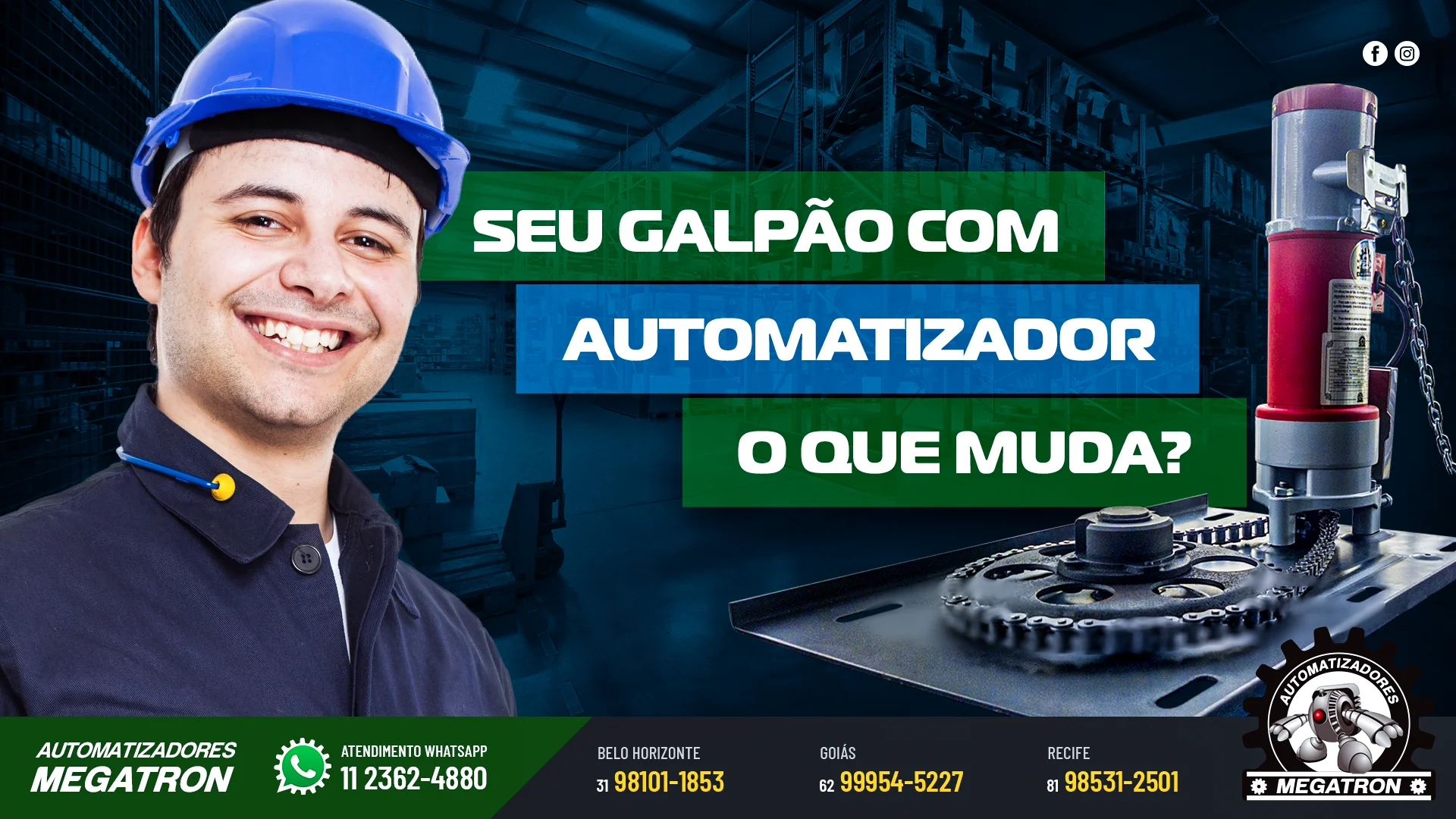 Seu galpão com automatizador, o que muda?