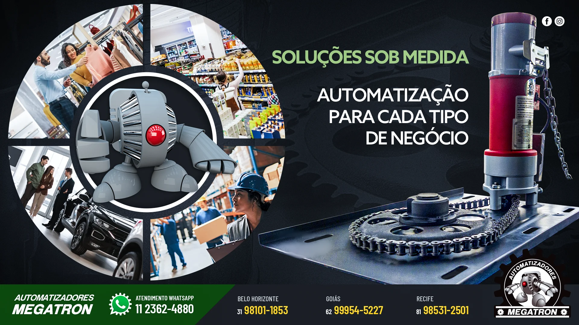 Soluções sob medida: automatização para cada tipo de negócio