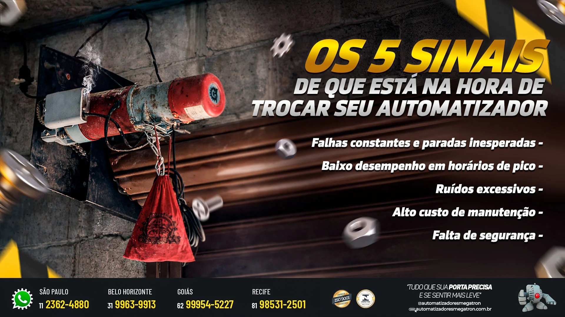 Os 5 sinais de que está na hora de trocar seu automatizador