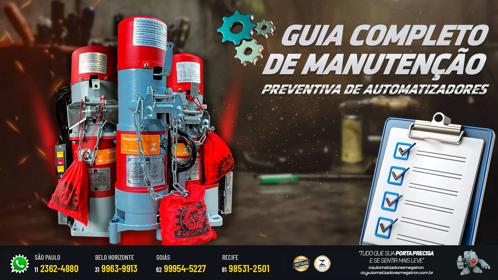 Guia completo de manutenção preventiva de automatizadores