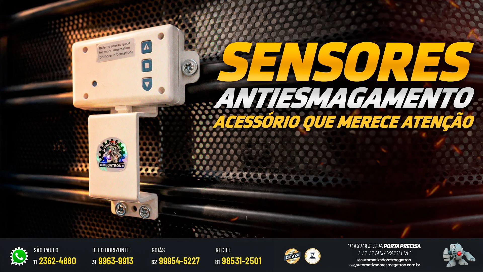 Sensores antiesmagamento: acessório que merece atenção