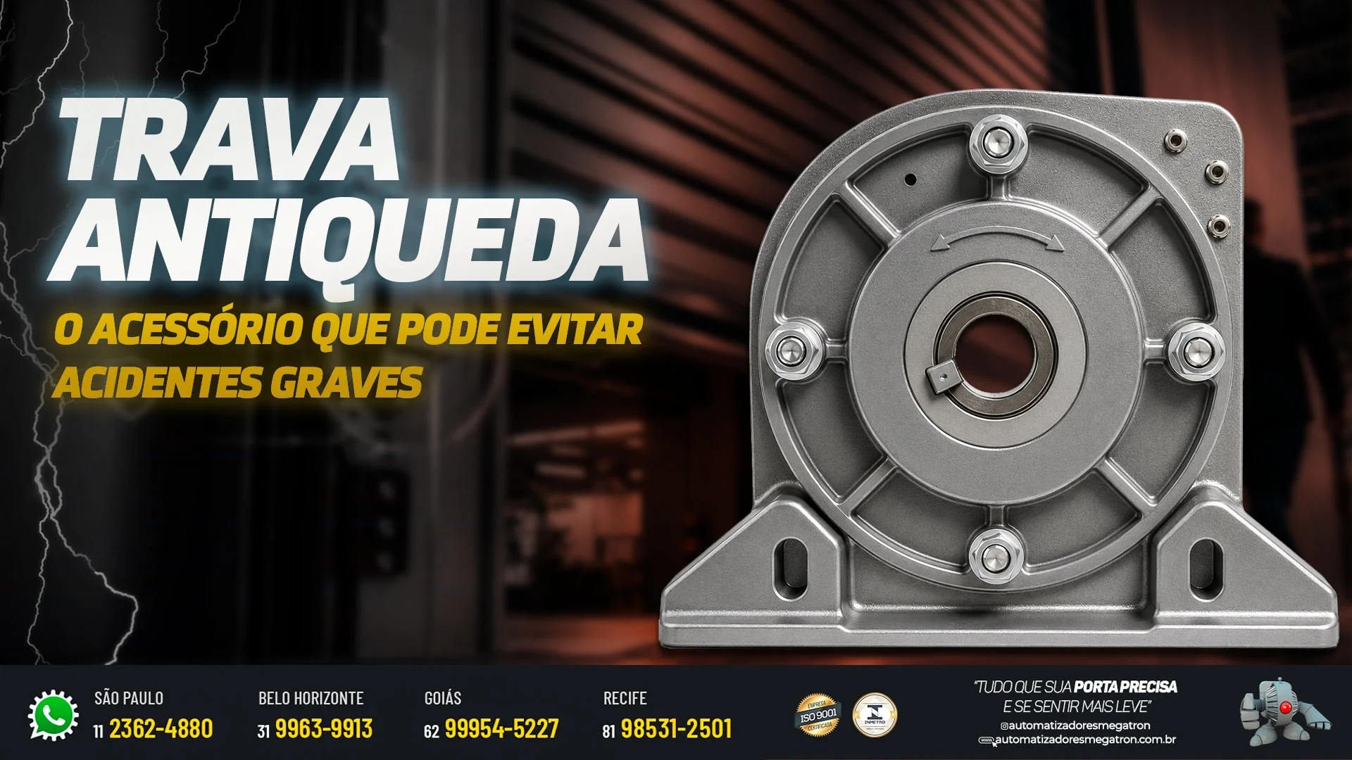 Trava antiqueda: o acessório que pode evitar acidentes graves em portas automáticas