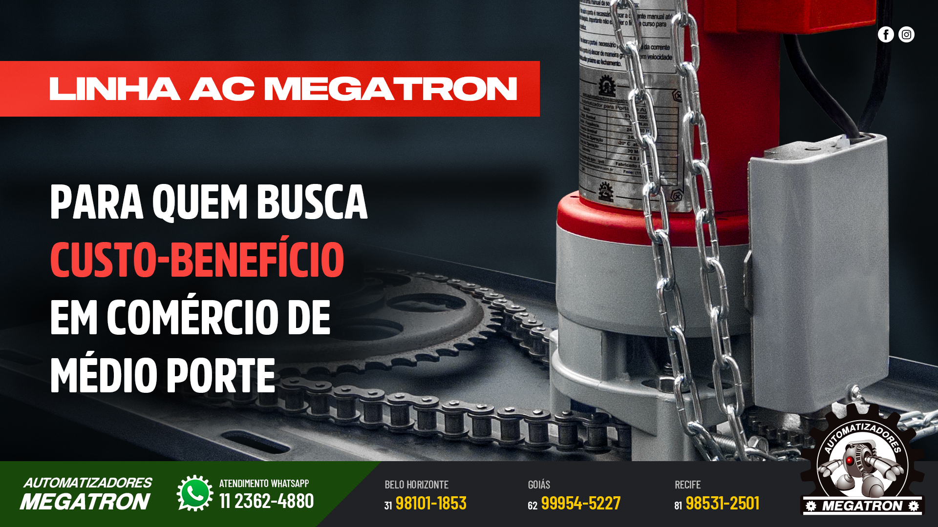 motor ac porta de enrolar comercial