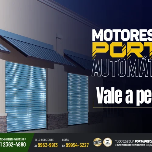 Motores DC para portas automáticas vale a pena?