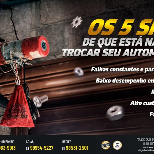 Os 5 sinais de que está na hora de trocar seu automatizador